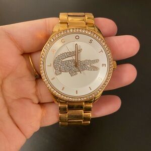 Lacoste rose gold watch